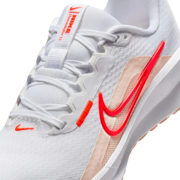Nike Women's Downshifter 13 Road Running Shoes in White | FD6476-105 - Image 7