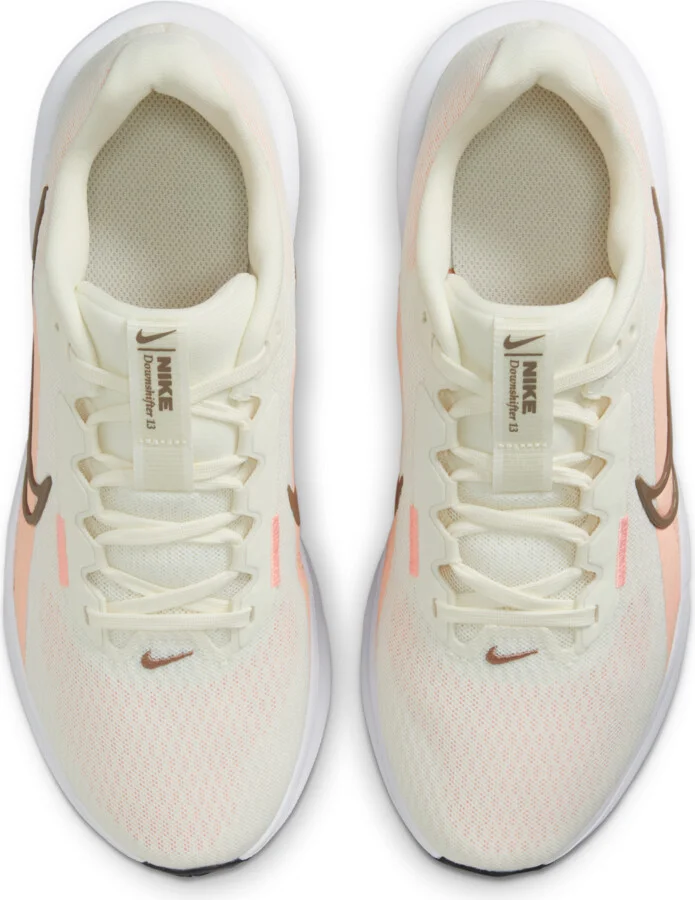 Nike Women's Downshifter 13 Road Running Shoes in White | FD6476-107 - Image 4