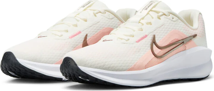 Nike Women's Downshifter 13 Road Running Shoes in White | FD6476-107 - Image 5
