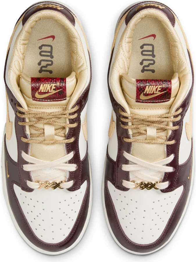 Nike Women's Dunk Low LX Shoes in White | HV5991-171 - Image 4
