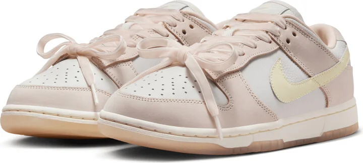 Nike Women's Dunk Low Premium Shoes in Pink | FB7910-601 - Image 5