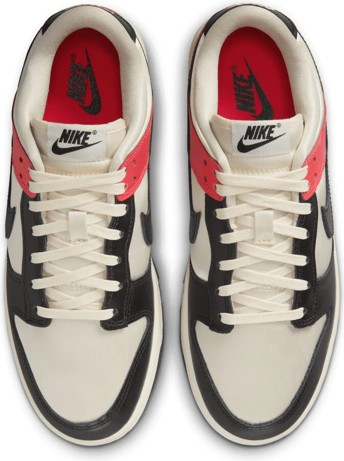 Nike Women's Dunk Low SE Shoes in Red | HQ3423-635 - Image 4