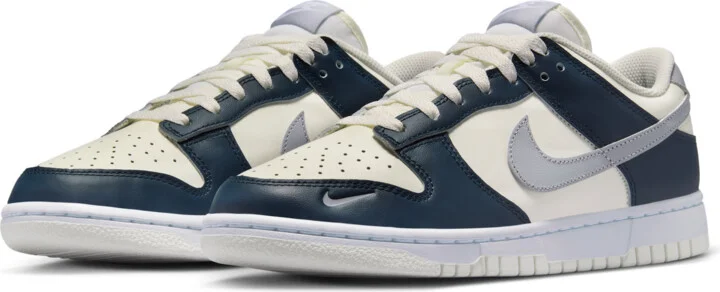 Nike Women's Dunk Low Shoes in White | HV2390-100 - Image 5