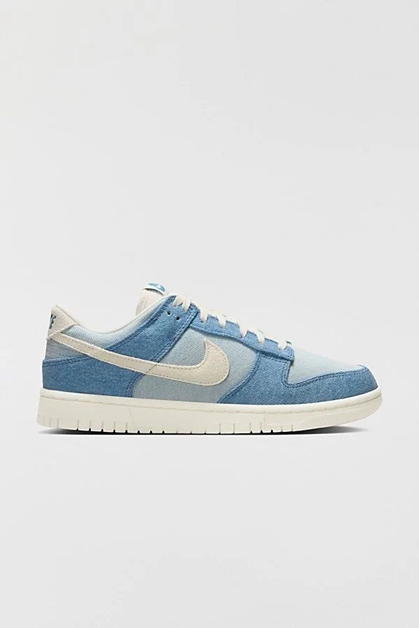 Nike Women's Dunk Low Sneaker in Smokey Blue/Pale Ivory