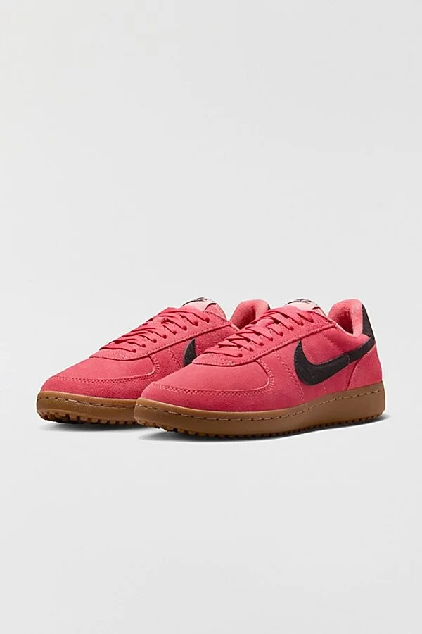 Nike Women's Field General Sneaker in Soft Yellow/Gum Light Brown/White - Image 3
