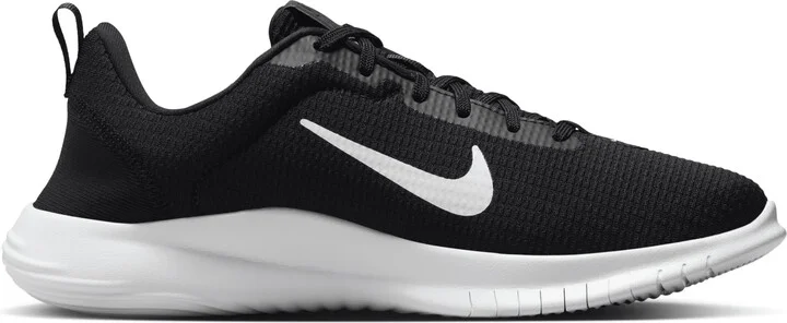 Nike Women's Flex Experience Run 12 Road Running Shoes (Extra Wide) in Black | FZ4674-003 - Image 3
