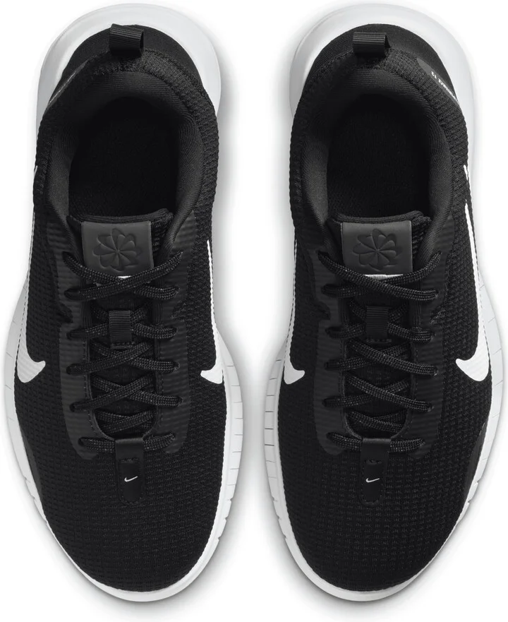 Nike Women's Flex Experience Run 12 Road Running Shoes (Extra Wide) in Black | FZ4674-003 - Image 4