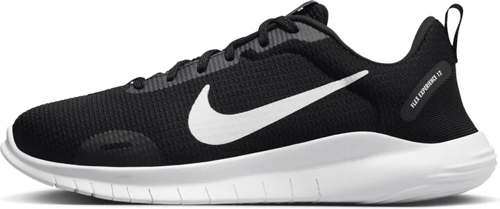 Nike Women's Flex Experience Run 12 Road Running Shoes (Extra Wide) in Black | FZ4674-003