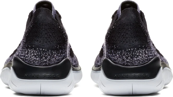 Nike Women's Free Run Flyknit 2018 Running Shoes in Black | 942839-101 - Image 6