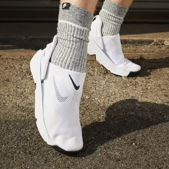 Nike Women's Go FlyEase Easy On/Off Shoes in White | DR5540-102 - Image 2