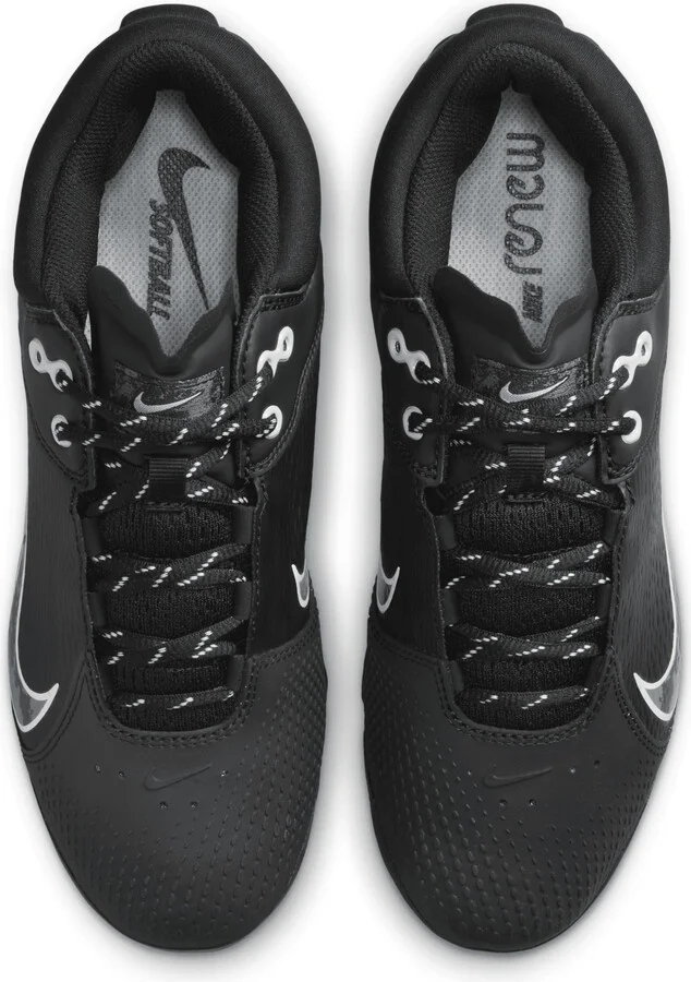 Nike Women's Hyperdiamond 4 Elite Softball Cleats in Black | FZ0923-001 - Image 4