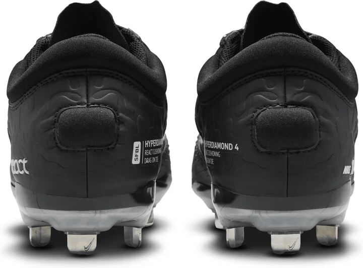 Nike Women's Hyperdiamond 4 Elite Softball Cleats in Black | FZ0923-001 - Image 6