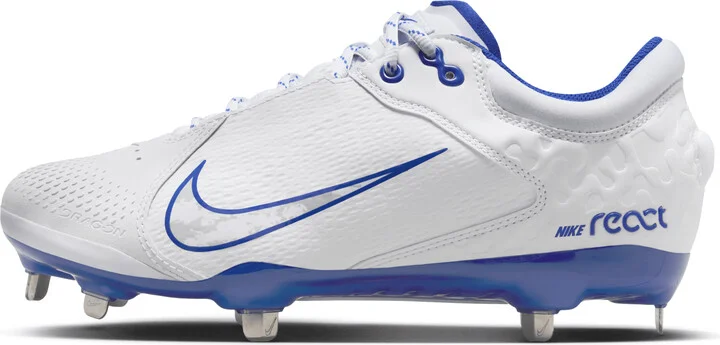 Nike Women's Hyperdiamond 4 Elite Softball Cleats in White | FZ0923-101