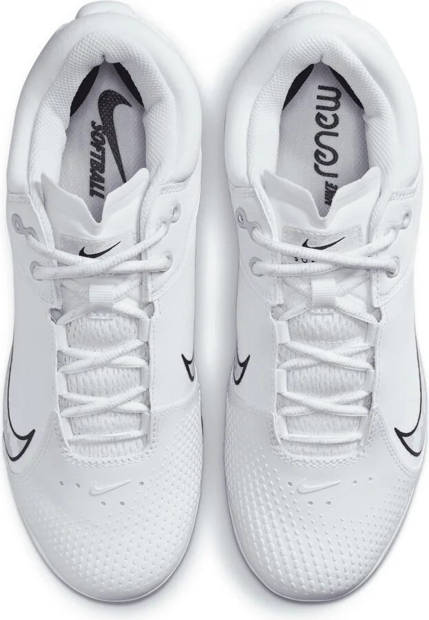 Nike Women's Hyperdiamond 4 Elite Softball Cleats in White | FZ0923-102 - Image 4