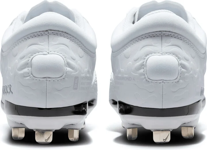 Nike Women's Hyperdiamond 4 Elite Softball Cleats in White | FZ0923-102 - Image 6