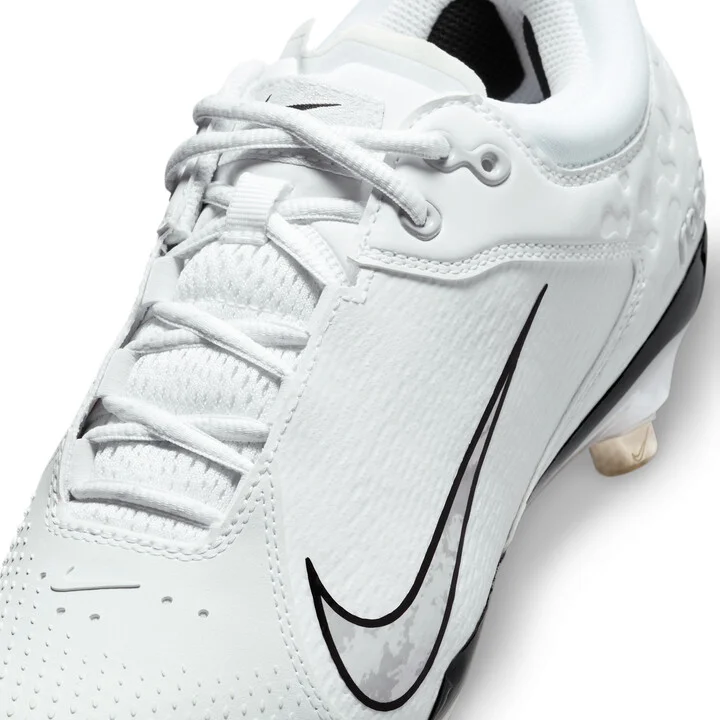 Nike Women's Hyperdiamond 4 Elite Softball Cleats in White | FZ0923-102 - Image 8