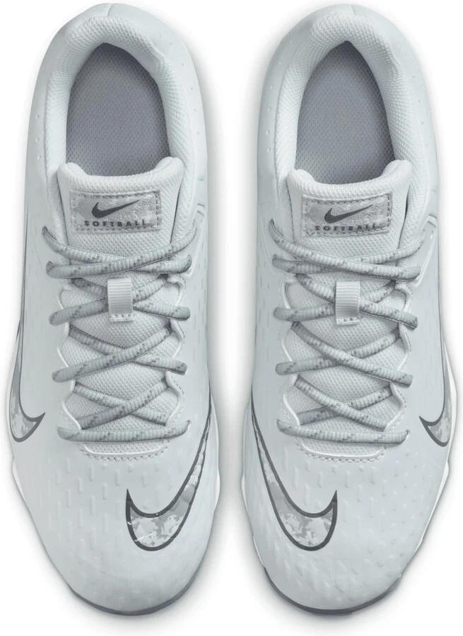Nike Women's Hyperdiamond 4 Keystone Softball Cleats in Grey | FZ0920-002 - Image 4