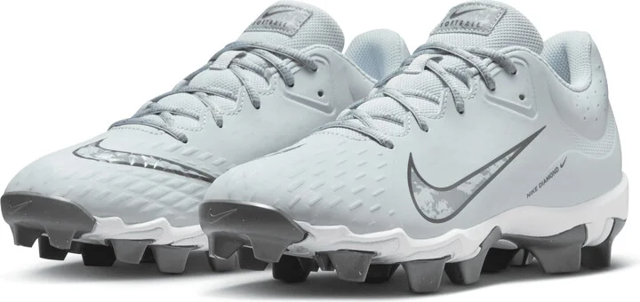 Nike Women's Hyperdiamond 4 Keystone Softball Cleats in Grey | FZ0920-002 - Image 5