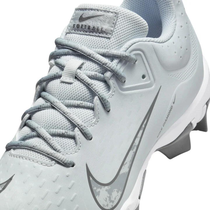 Nike Women's Hyperdiamond 4 Keystone Softball Cleats in Grey | FZ0920-002 - Image 8