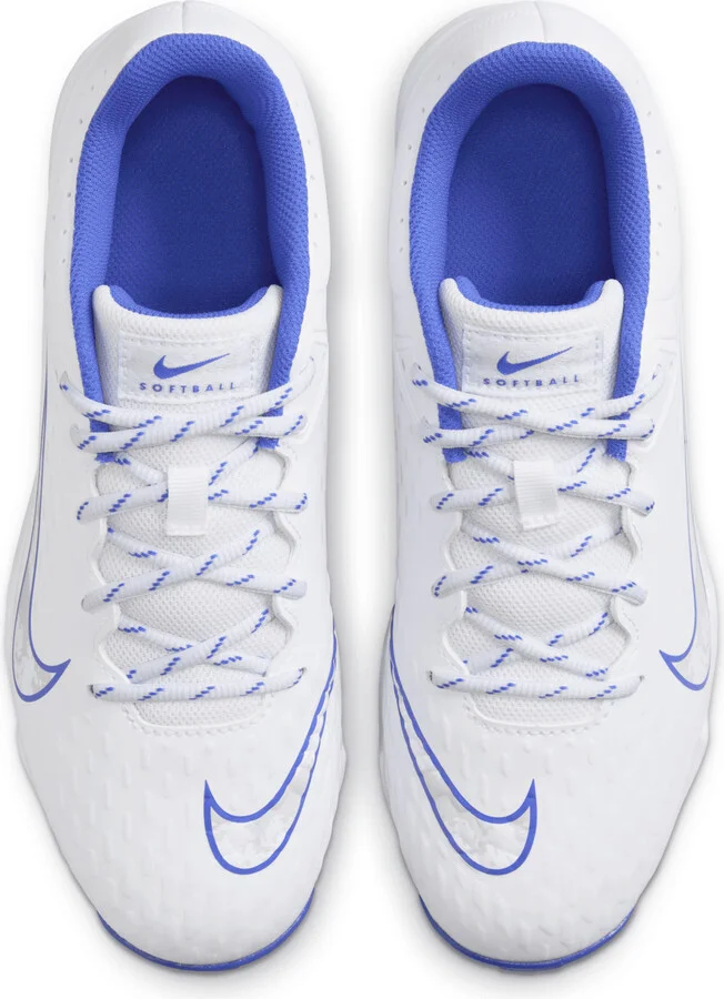 Nike Women's Hyperdiamond 4 Keystone Softball Cleats in White | FZ0920-101 - Image 4