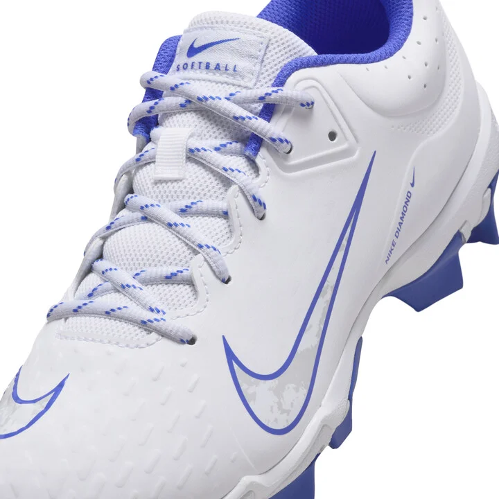 Nike Women's Hyperdiamond 4 Keystone Softball Cleats in White | FZ0920-101 - Image 8