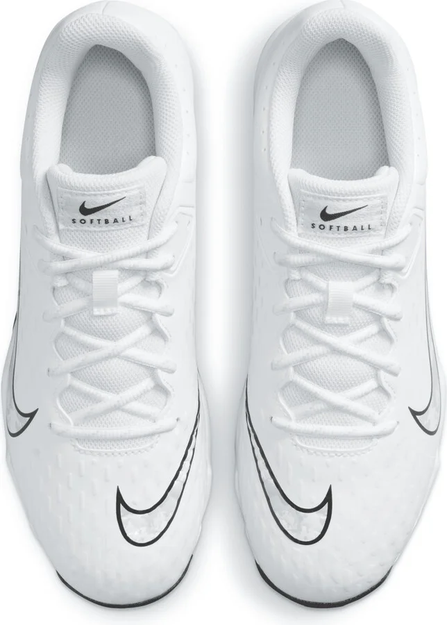 Nike Women's Hyperdiamond 4 Keystone Softball Cleats in White | FZ0920-102 - Image 4