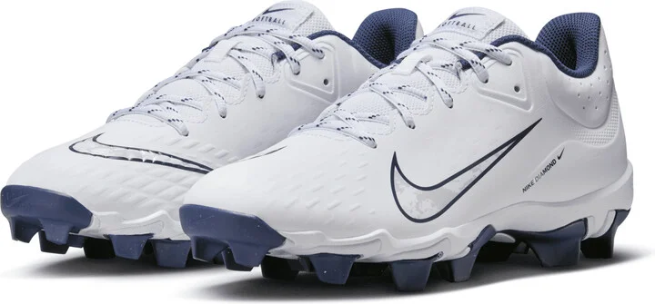 Nike Women's Hyperdiamond 4 Keystone Softball Cleats in White | FZ0920-103 - Image 5