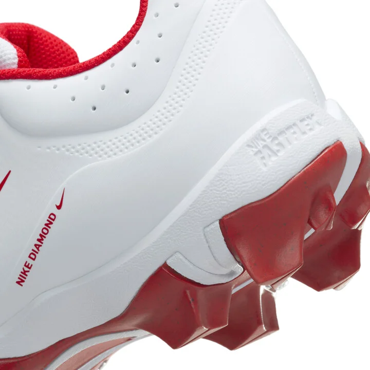 Nike Women's Hyperdiamond 4 Keystone Softball Cleats in White | FZ0920-104 - Image 8