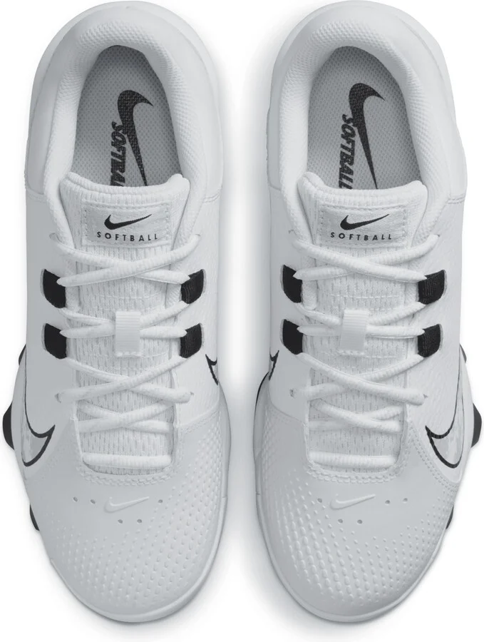 Nike Women's Hyperdiamond 4 Pro MCS Softball Cleats in White | FZ0921-102 - Image 4