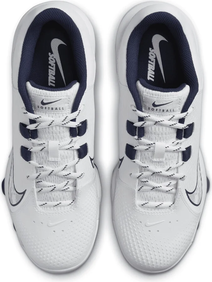 Nike Women's Hyperdiamond 4 Pro MCS Softball Cleats in White | FZ0921-103 - Image 4
