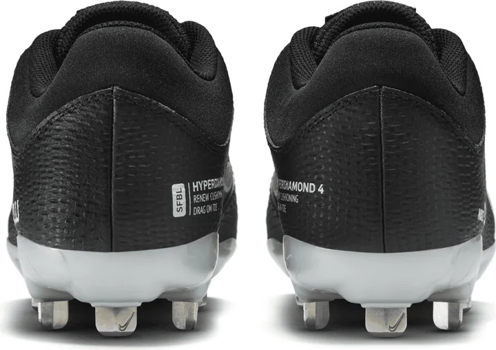 Nike Women's Hyperdiamond 4 Pro Softball Cleats in Black | FZ0922-001 - Image 6