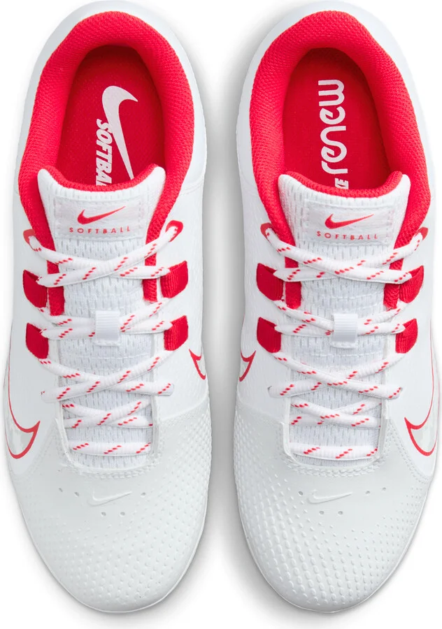 Nike Women's Hyperdiamond 4 Pro Softball Cleats in White | FZ0922-102 - Image 4