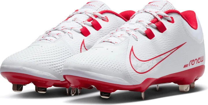 Nike Women's Hyperdiamond 4 Pro Softball Cleats in White | FZ0922-102 - Image 5
