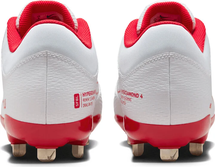 Nike Women's Hyperdiamond 4 Pro Softball Cleats in White | FZ0922-102 - Image 6