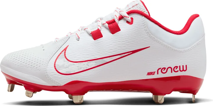 Nike Women's Hyperdiamond 4 Pro Softball Cleats in White | FZ0922-102