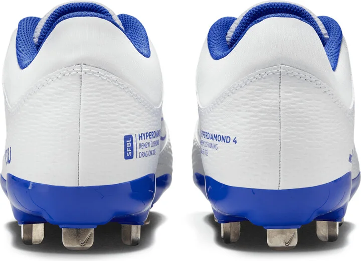 Nike Women's Hyperdiamond 4 Pro Softball Cleats in White | FZ0922-103 - Image 6