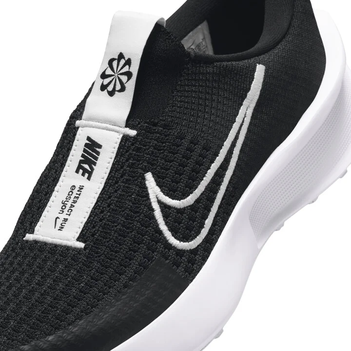 Nike Women's Interact Run EasyOn Road Running Shoes in Black | FV5591-001 - Image 7