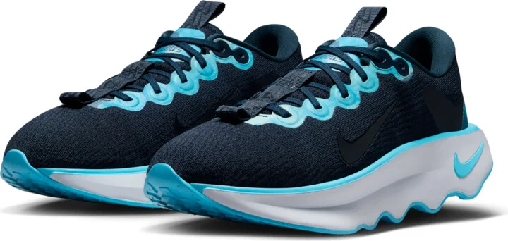 Nike Women's Motiva x NorBlack NorWhite Walking Shoes in Blue | HQ1155-400 - Image 5