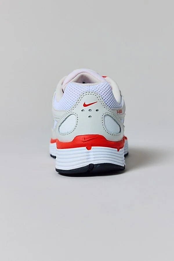 Nike Women's P-6000 Sneaker in White/Metallic Platinum/Hyper Crimson - Image 10