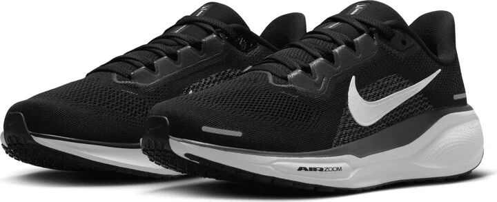 Nike Women's Pegasus 41 Road Running Shoes (Wide) in Black | FQ0965-002 - Image 5