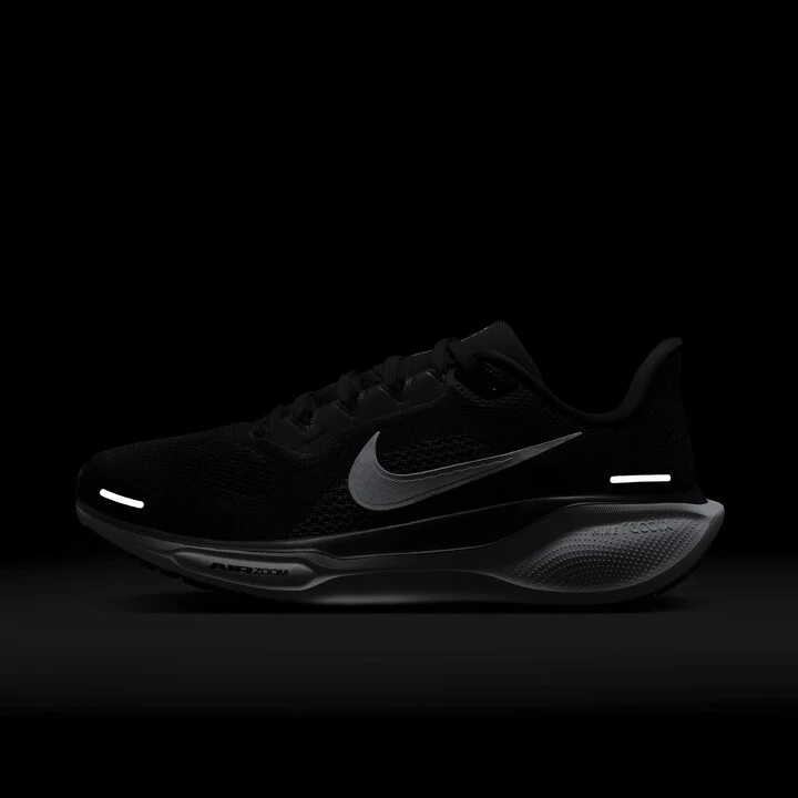 Nike Women's Pegasus 41 Road Running Shoes (Wide) in Black | FQ0965-002 - Image 11