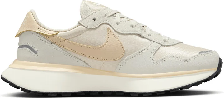 Nike Women's Phoenix Waffle Shoes in White | FD2196-104 - Image 3