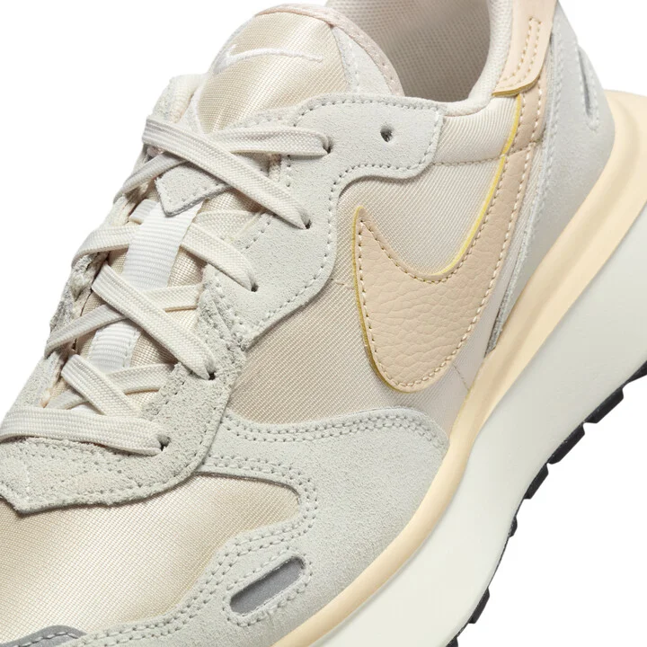 Nike Women's Phoenix Waffle Shoes in White | FD2196-104 - Image 7