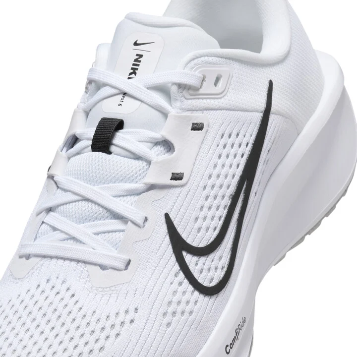 Nike Women's Quest 6 Road Running Shoes in White | FD6034-100 - Image 7