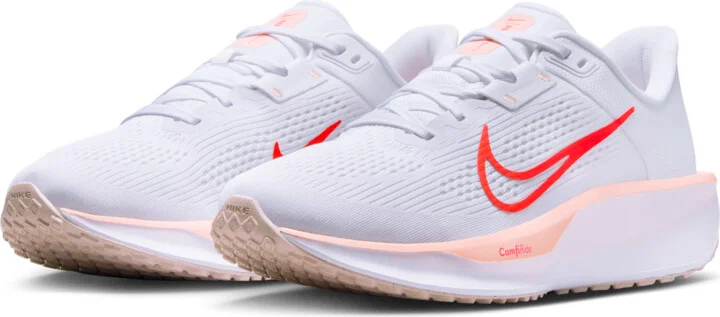 Nike Women's Quest 6 Road Running Shoes in White | FD6034-108 - Image 5
