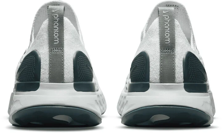 Nike Women's React Phantom Run Flyknit 2 Road Running Shoes in Grey | DO6698-001 - Image 6