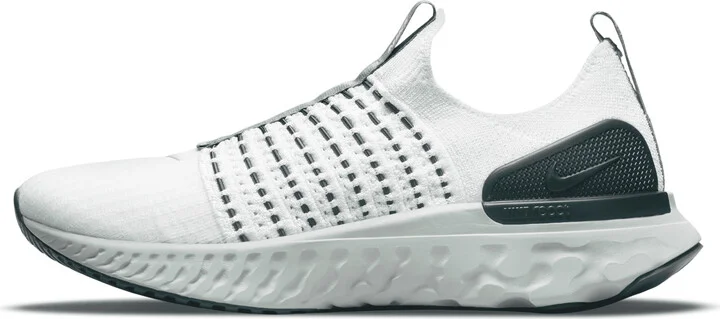 Nike Women's React Phantom Run Flyknit 2 Road Running Shoes in Grey | DO6698-001