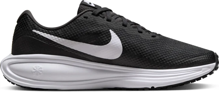 Nike Women's Revolution 8 Road Running Shoes (Extra Wide) in Black | HQ1995-002 - Image 3