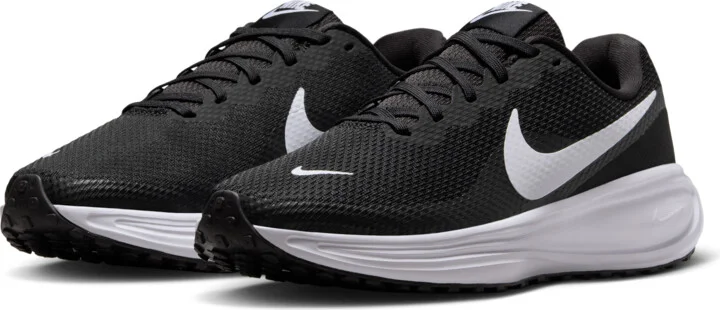 Nike Women's Revolution 8 Road Running Shoes (Extra Wide) in Black | HQ1995-002 - Image 5