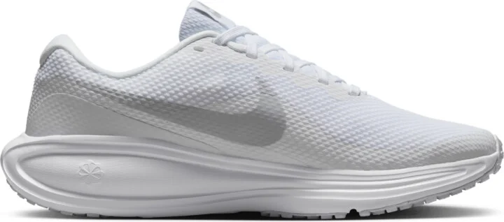 Nike Women's Revolution 8 Road Running Shoes (Extra Wide) in White | HQ1995-100 - Image 3